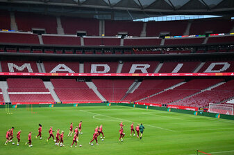 Große Kulisse: Im Metropolitano geht es für das DFB-Team um den ersten Titel seit 2016.