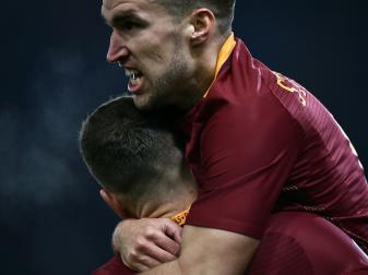 Dzeko erzielte das 2:1 für Rom (Quelle: SID) Dzeko erzielte das 2:1 für Rom (Quelle: SID)
