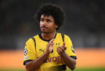 Karim Adeyemi stand vor einem Wechsel im Winter, lehnte jedoch das Angebot von der SSC Neapel ab. | Foto: Stuart Franklin/Getty Images