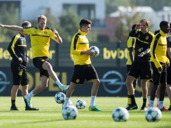 Borussia Dortmund startet als letzte Bundesligateam in die Vorbereitung auf die Winterpause. Foto: Bernd Thissen Borussia Dortmund startet als letzte Bundesligateam in die Vorbereitung auf die Winterpause. Foto: Bernd Thissen
