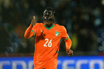 Bundesligaprofi Yan Diomande gewinnt mit der Elfenbeinküste beim Afrika-Cup. Bundesligaprofi Yan Diomande gewinnt mit der Elfenbeinküste beim Afrika-Cup.