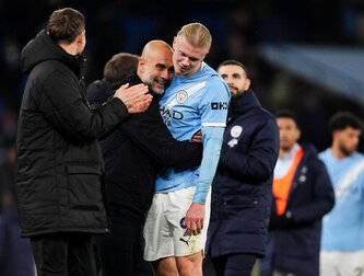 Foto: Nach Guardiolas Kilo-Warnung: Haaland scherzt über Gewicht