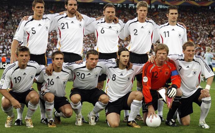 Die DFB-Elf bei der WM 2006. Foto: Ronald Wittek
