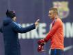 Jasper Cillessen zog sich eine Muskelverletzung in der linken Wade zu. Foto: Alejandro Garcia