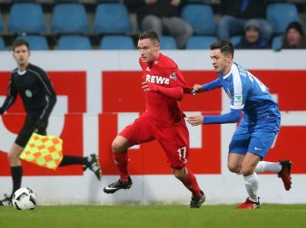 Clemens trifft bei seinem Comeback im FC-Trikot (Quelle: FIRO/SID) Clemens trifft bei seinem Comeback im FC-Trikot (Quelle: FIRO/SID)