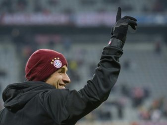 Thomas Müller gibt sich weiter selbstbewusst (Quelle: SID)
<br>© 2017 SID Thomas Müller gibt sich weiter selbstbewusst (Quelle: SID)
<br>© 2017 SID