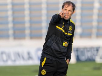 BVB-Coach Thomas Tuchel will mindestens Dritter werden. Foto: Guido Kirchner
<br>dpa-infocom GmbH BVB-Coach Thomas Tuchel will mindestens Dritter werden. Foto: Guido Kirchner
<br>dpa-infocom GmbH