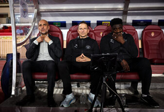 Foto: „Pep“ hat entschieden: Manchester City vor Verlängerung auf der Trainerbank