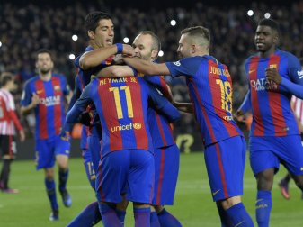 Barcelona steht im Viertelfinale des spanischen Pokals (Quelle: SID-IMAGES)
<br>© 2017 SID Barcelona steht im Viertelfinale des spanischen Pokals (Quelle: SID-IMAGES)
<br>© 2017 SID