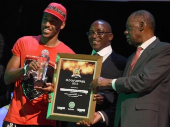 Pierre-Emerick Aubameyang bei der Preisverleihung zur Wahl Afrikas Fußballer des Jahres. Foto: Pius Utomi Ekpei
<br>dpa-infocom GmbH Pierre-Emerick Aubameyang bei der Preisverleihung zur Wahl Afrikas Fußballer des Jahres. Foto: Pius Utomi Ekpei
<br>dpa-infocom GmbH