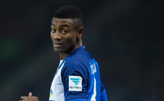 Der Ivorer Salomon Kalou wird wegen seiner Teilnahme am Afrika Cup bei Hertha BSC fehlen. Foto: Annegret Hilse
<br>dpa-infocom GmbH