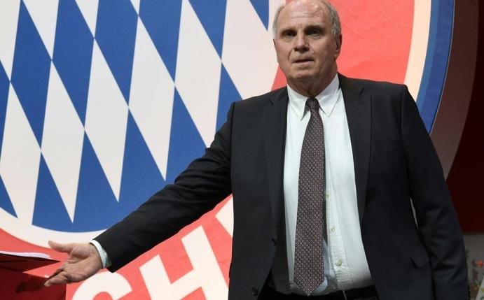 Uli Hoeneß versteht die Kritik am FC Bayern nicht (Quelle: SID)
<br>© 2017 SID