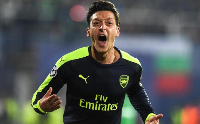Arsenals Mesut Özil ist wieder fit. Foto: Vassil Donev
<br>dpa-infocom GmbH