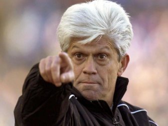 Werner Lorant trainiert den österreichischen Viertligaverein Union Hallein. Foto(2000): Foto: Frank Mächler