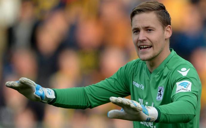 Torwart Vitus Eicher verlässt 1860 München und wechselt zum 1. FC Heidenheim. Foto: Peter Steffen