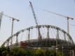 Bei Arbeiten am Khalifa-Stadion verunglückte der Brite