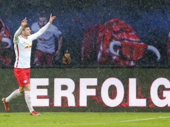 RB Leipzig mit Timo Werner erwartet bei der Saisonfortsetzung Eintracht Frankfurt. Foto: Jan Woitas