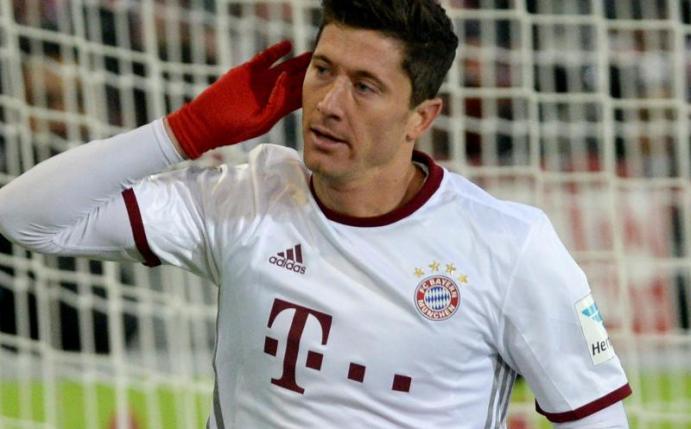 Robert Lewandowski war der Matchwinner für den FC Bayern in Freiburg. Foto: Patrick Seeger
