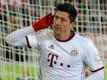Top-Torjäger Robert Lewandowski: «Es war die letzte Situation im Spiel, da muss man Qualität zeigen und alles probieren. Zum Glück habe ich das geschafft.» Foto: Patrick Seeger