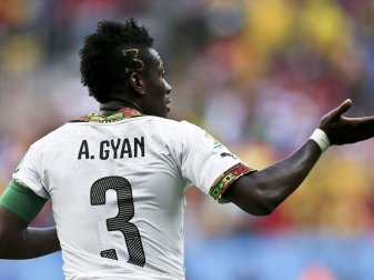 Asamoah Gyan schoss Ghana zum Sieg über Mali. Foto: Jose Sena Goulao Asamoah Gyan schoss Ghana zum Sieg über Mali. Foto: Jose Sena Goulao