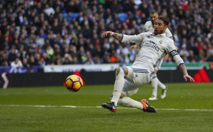 Sergio Ramos von Real Madrid in Aktion. Foto: Francisco Seco