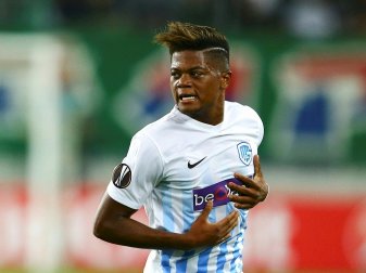 Leon Bailey vom KRC Genk steht auf Schmidts Wunschliste Leon Bailey vom KRC Genk steht auf Schmidts Wunschliste