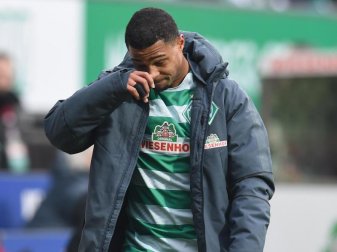 Bremens Serge Gnabry musste gegen den BVB nach 30 Minuten ausgewechselt werden. Foto: Carmen Jaspersen Bremens Serge Gnabry musste gegen den BVB nach 30 Minuten ausgewechselt werden. Foto: Carmen Jaspersen