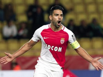 Falcao erzielte den Treffer zum 1:0-Sieg des AS Monaco im Spiel gegen AS Nancy. Foto: Sebastien Nogier Falcao erzielte den Treffer zum 1:0-Sieg des AS Monaco im Spiel gegen AS Nancy. Foto: Sebastien Nogier