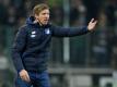 Hoffenheims Trainer Julian Nagelsmann ist mit seinem Team noch ungeschlagen in dieser Bundesliga-Saison. Foto: Jonas Güttler