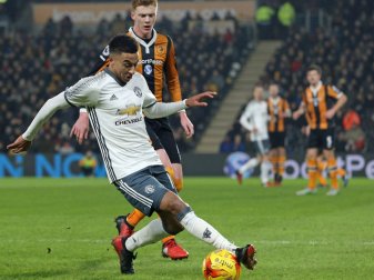 Jesse Lingard und Manchester United spielen um den Titel Jesse Lingard und Manchester United spielen um den Titel