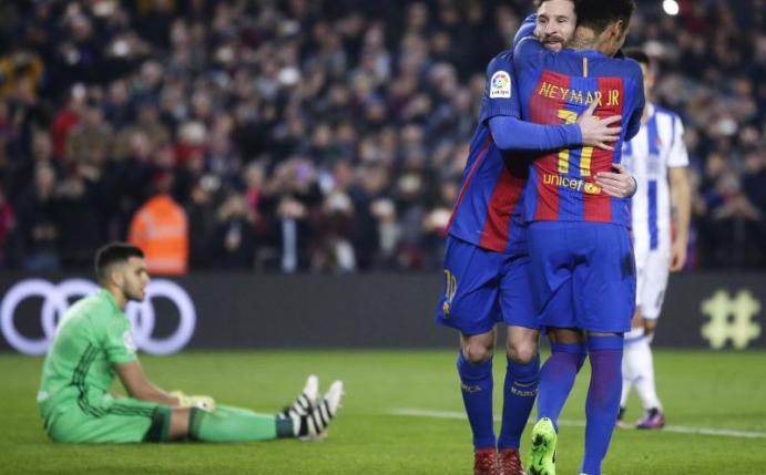 Der FC Barcelona steht im spanischen Pokal im Halbfinale. Foto: Manu Fernandez