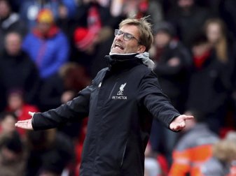 Jürgen Klopps Liverpooler verloren gegen die Wolverhampton Wanderers. Foto: Peter Byrne