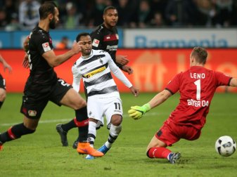 Mönchengladbach dreht das Spiel in Leverkusen Mönchengladbach dreht das Spiel in Leverkusen