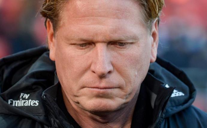 HSV-Trainer Markus Gisdol war nach der Niederlage in Ingolstadt bedient. Foto: Armin Weigel