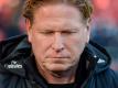 HSV-Trainer Markus Gisdol war nach der Niederlage in Ingolstadt bedient. Foto: Armin Weigel