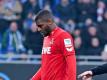 Tatsachenentscheidung: Anthony Modeste kann trotz seiner sportwidrigen Schlagbewegung nicht mehr bestraft werden. Foto: Thorsten Wagner
