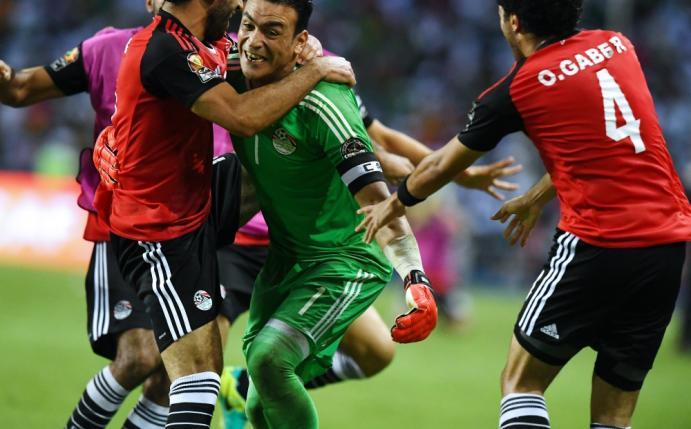 Die Ägypter feierten Torhüter Essam El-Hadary