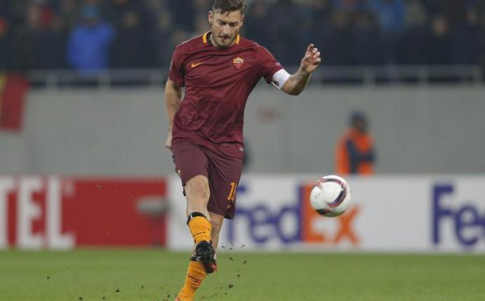 Francesco Totti schoss für Rom den Siegtreffer in der Nachspielzeit. Foto: Robert Ghement