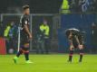 Die Mannschaft von Bayer Leverkusen hat eine unerwartete Niederlage beim Hamburger SV kassiert. Foto: Axel Heimken