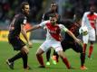 Radael Falcao (M.) trifft doppelt gegen Nizza
