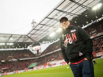 Peter Stöger: «Alle Spieler, die am Wochenende dabei waren, sind wieder einsatzfähig.» Foto: Marius Becker Peter Stöger: «Alle Spieler, die am Wochenende dabei waren, sind wieder einsatzfähig.» Foto: Marius Becker