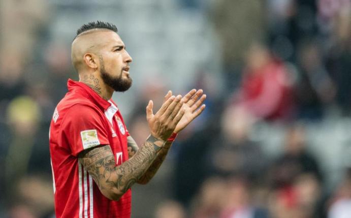 Arturo Vidal will mit dem FC Bayern ins Pokal-Viertelfinale einziehen. Foto: Matthias Balk
