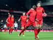 Sadio Mané (l.) schoss Liverpool mit zwei Treffern zum Sieg über Tottenham. Foto: Peter Byrne