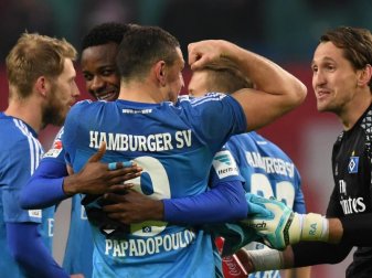 HSV-Neuzugang Kyriakos Papadopoulos ließ in Leipzig seine Muskeln spielen. Foto: Hendrik Schmidt HSV-Neuzugang Kyriakos Papadopoulos ließ in Leipzig seine Muskeln spielen. Foto: Hendrik Schmidt