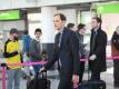 Thomas Tuchel kurz vor dem Abflug nach Lissabon. Foto: Bernd Thissen