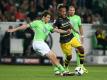 Wollscheid (l.) spielte im Herbst noch gegen den BVB