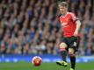 Seit November darf Bastian Schweinsteiger zumindest wieder im FA Cup und Ligapokal auflaufen. Im Gegensatz zur Hinserie wurde der 32-Jährige auch für den Europa-League-Kader nominiert. Foto: Peter Powell