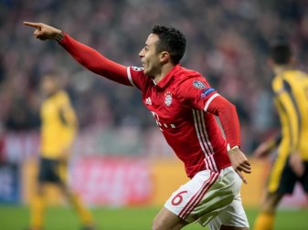 Thiago Alcantara kann seine Qualität unter Carlo Ancelotti perfekt ausspielen. Foto: Sven Hoppe Thiago Alcantara kann seine Qualität unter Carlo Ancelotti perfekt ausspielen. Foto: Sven Hoppe