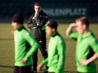 Dieter Hecking hofft auf das Rückspiel in der Europa League. Foto: Marius Becker Dieter Hecking hofft auf das Rückspiel in der Europa League. Foto: Marius Becker