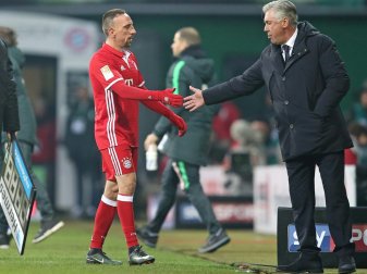 Ancelotti (r.) erwartet Riberys Rückkehr gegen den HSV Ancelotti (r.) erwartet Riberys Rückkehr gegen den HSV